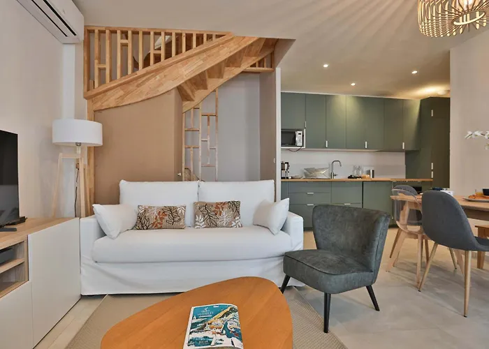 Maison Vue Sur Le Chenal Avec Toit Terrasse